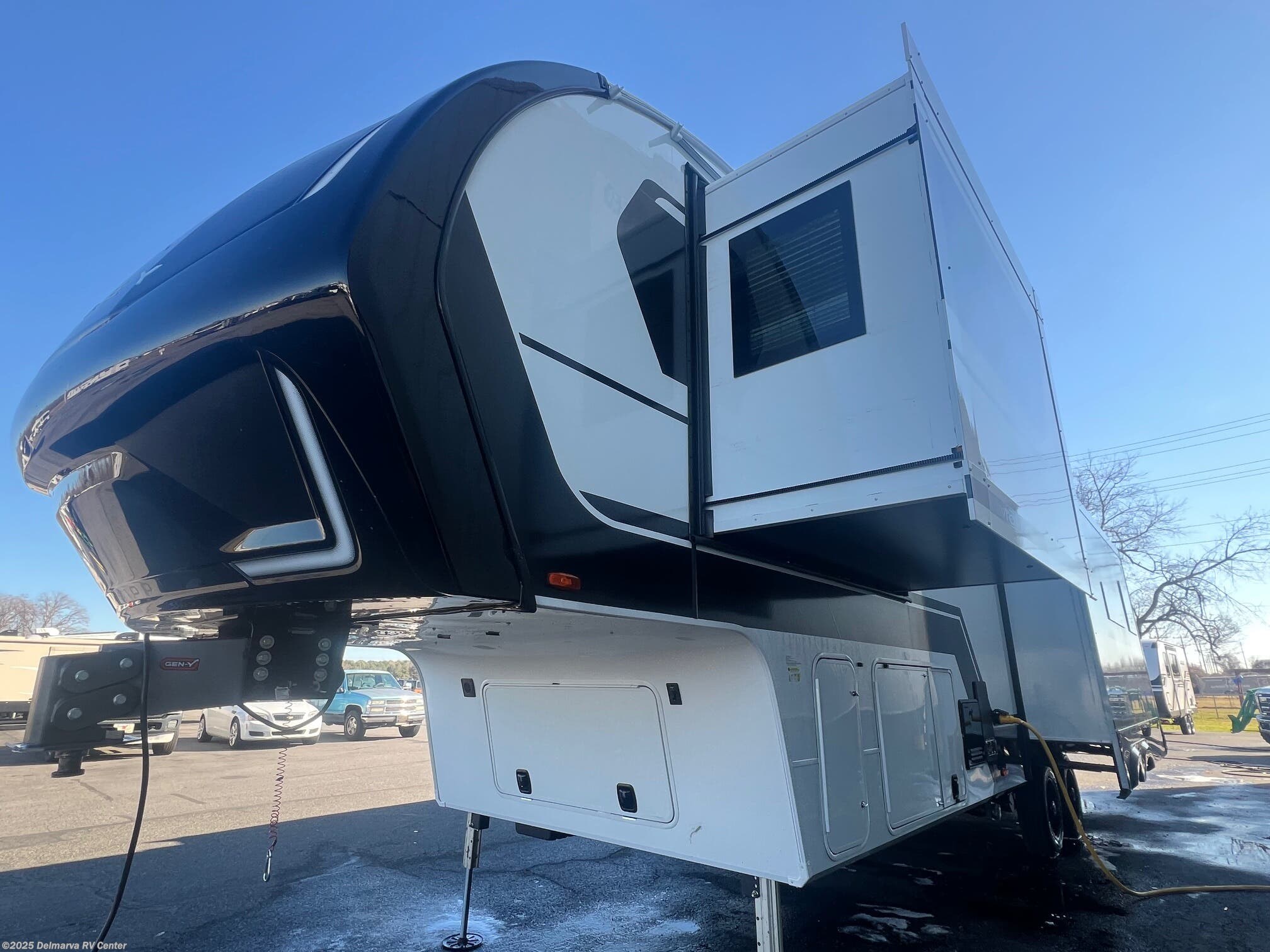 2025 Brinkley RV Model Z 3100 - Used Fifth Wheel For Sale by Delmarva RV Center in Milford, Delaware features Slam Latch Baggage Doors, Backup Camera, Hitch, Propane, Detachable Power Cord