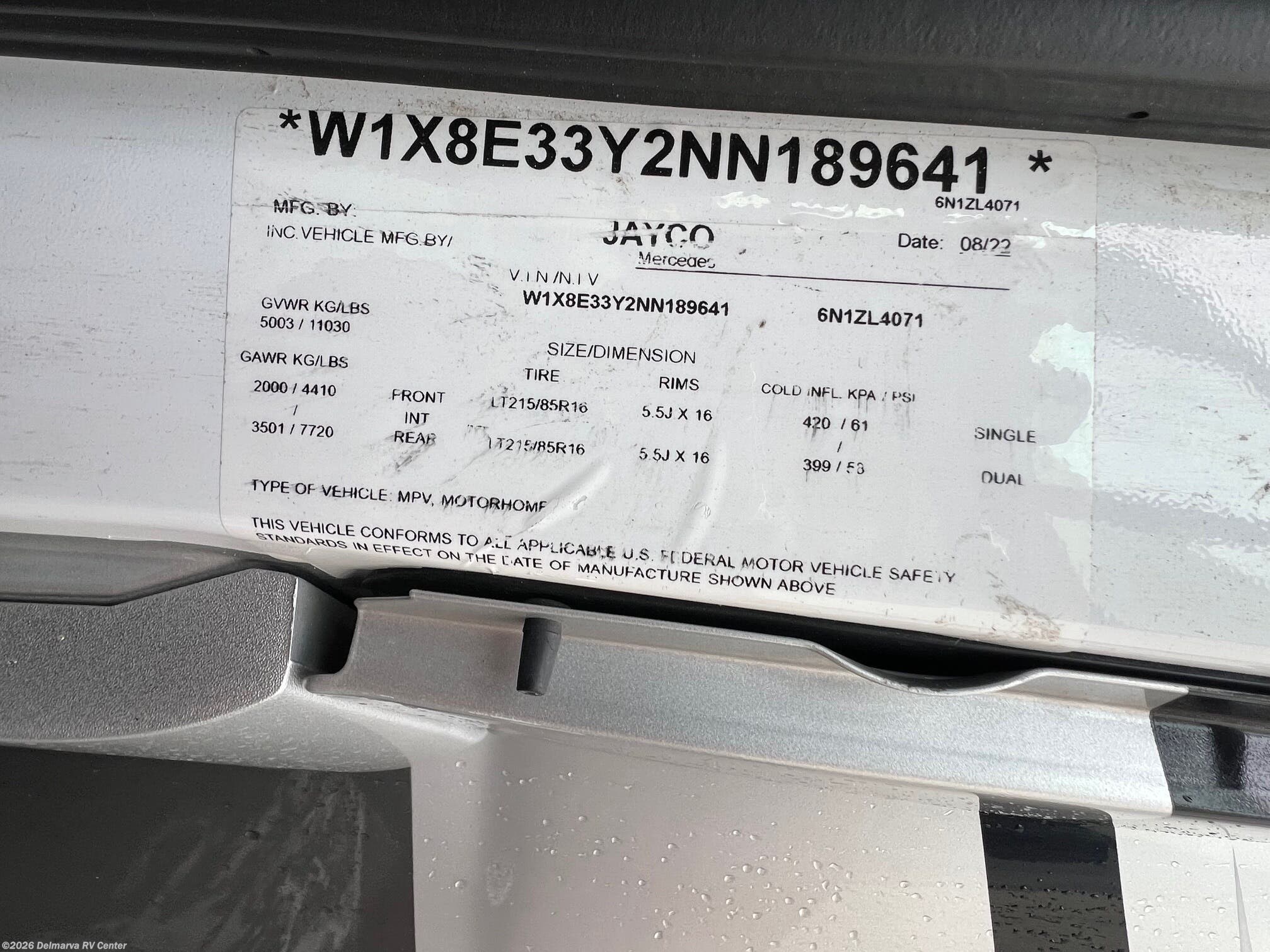 2022 Jayco Melbourne Prestige 24LP - Used Class B For Sale by Delmarva RV Center in Milford, Delaware