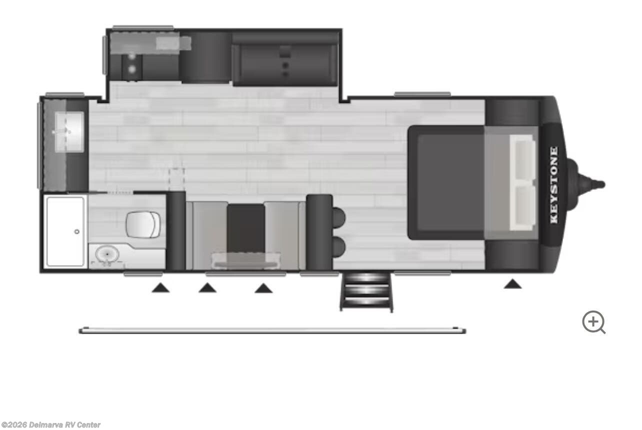 2026 Keystone Walkabout 22MAX - New Travel Trailer For Sale by Delmarva RV Center in Milford, Delaware