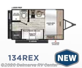 Floorplan of 2026 Coachmen Catalina Summit Series 7 134REX