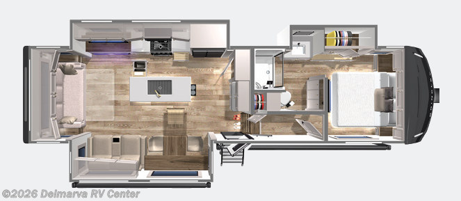 Floorplan of 2024 Brinkley RV Model Z 2900