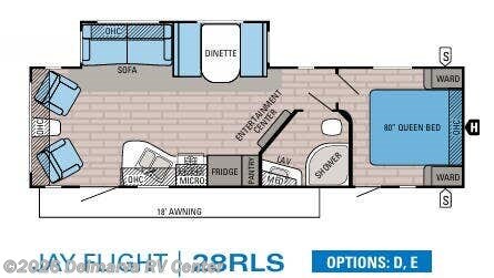 Floorplan of 2016 Jayco Jay Flight 28RLS