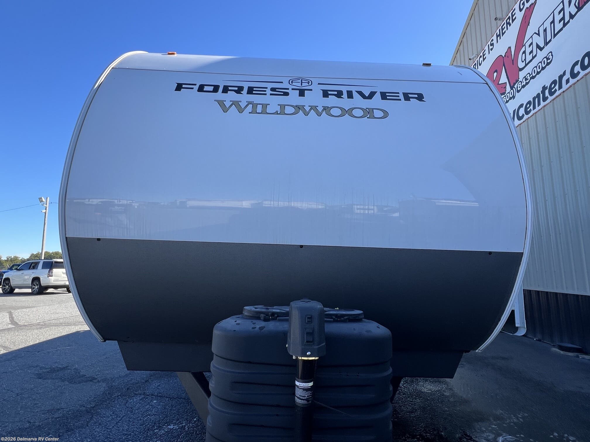 2025 Forest River Wildwood 33TS - Used Travel Trailer For Sale by Delmarva RV Center in Milford, Delaware features PVC Roof, Solar Prep, Roof Deck, Water Heater, TV