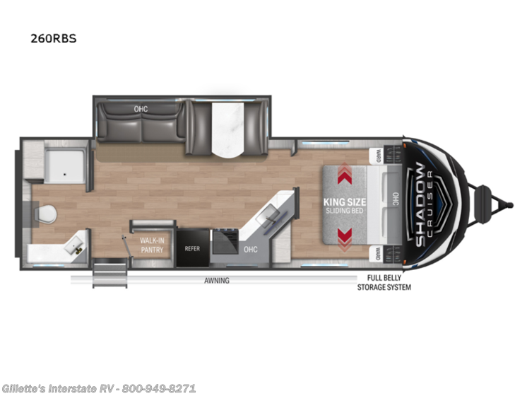 Used 2022 Cruiser RV Shadow Cruiser 260RBS available in Haslett, Michigan