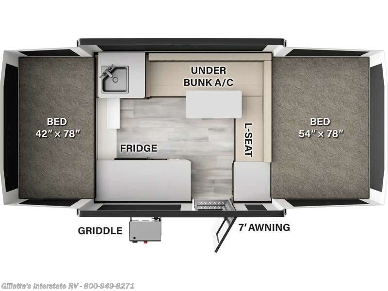 2025 Forest River Flagstaff MAC Series 164MT - New Popup For Sale by Gillette's Interstate RV in Haslett, Michigan
