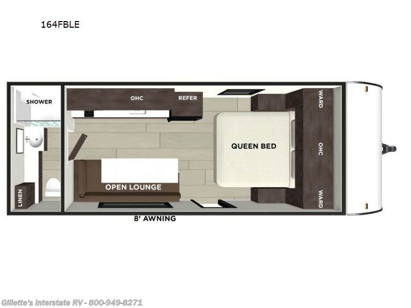 2026 Forest River Salem FSX 164FBLE - New Travel Trailer For Sale by Gillette's Interstate RV in Haslett, Michigan