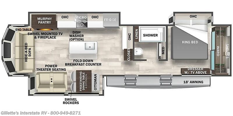 2026 Forest River Cedar Creek Cottage 40CRS - New Destination Trailer For Sale by Gillette's Interstate RV in Haslett, Michigan