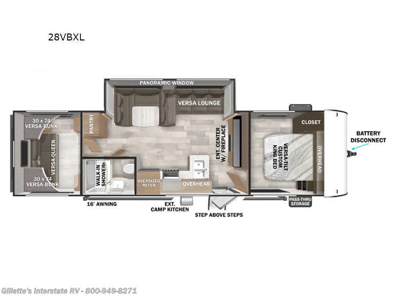 2026 Forest River Salem Cruise Lite 28VBXL - New Travel Trailer For Sale by Gillette's Interstate RV in Haslett, Michigan
