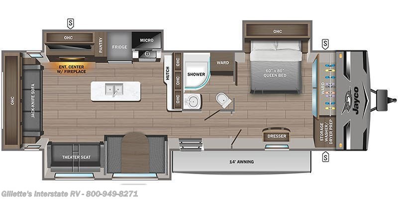 2024 Jayco Jay Flight 334RTS - Used Travel Trailer For Sale by Gillette's Interstate RV in Haslett, Michigan
