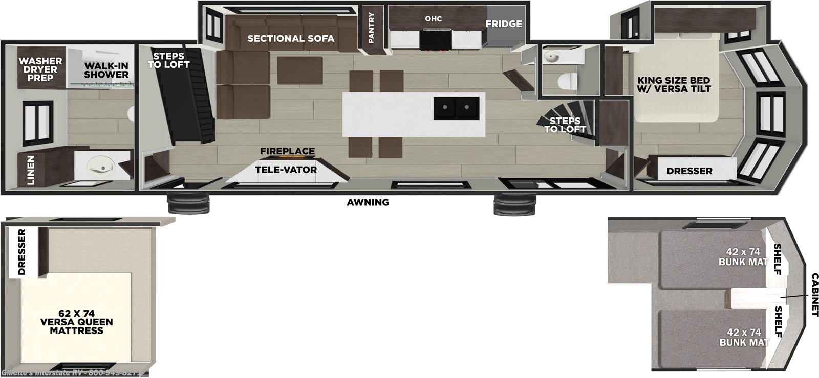 New 2026 Forest River Salem Villa 44ZEN available in Haslett, Michigan