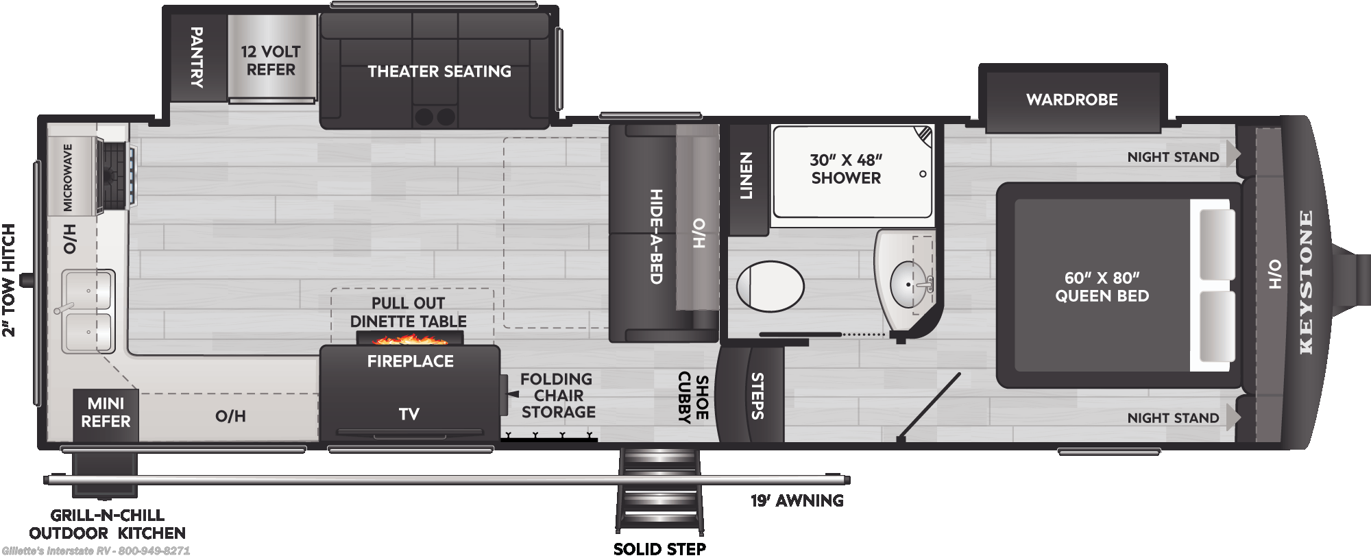 2026 Keystone Arcadia Super Lite 260SLCL - New Fifth Wheel For Sale by Gillette's Interstate RV in Haslett, Michigan