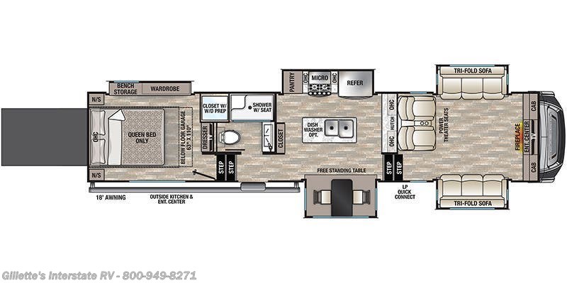 2021 Forest River Cedar Creek 385TH - Used Fifth Wheel For Sale by Gillette's Interstate RV in Haslett, Michigan