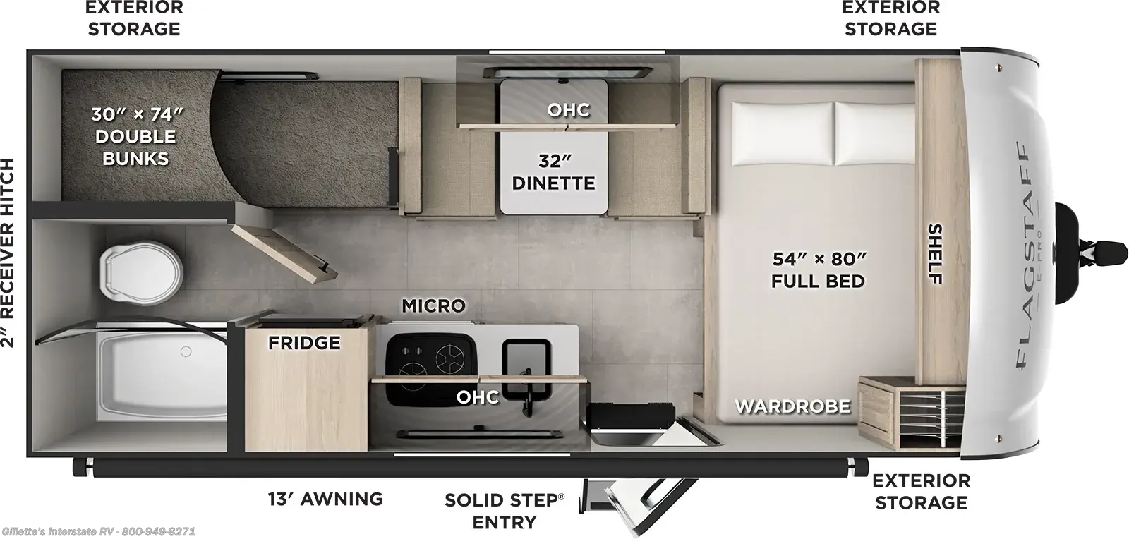 2026 Flagstaff E-Pro E17LE by Forest River from Gillette's Interstate RV in Haslett, Michigan