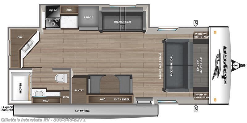 2026 Jayco Jay Feather 21MML - New Travel Trailer For Sale by Gillette's Interstate RV in Haslett, Michigan