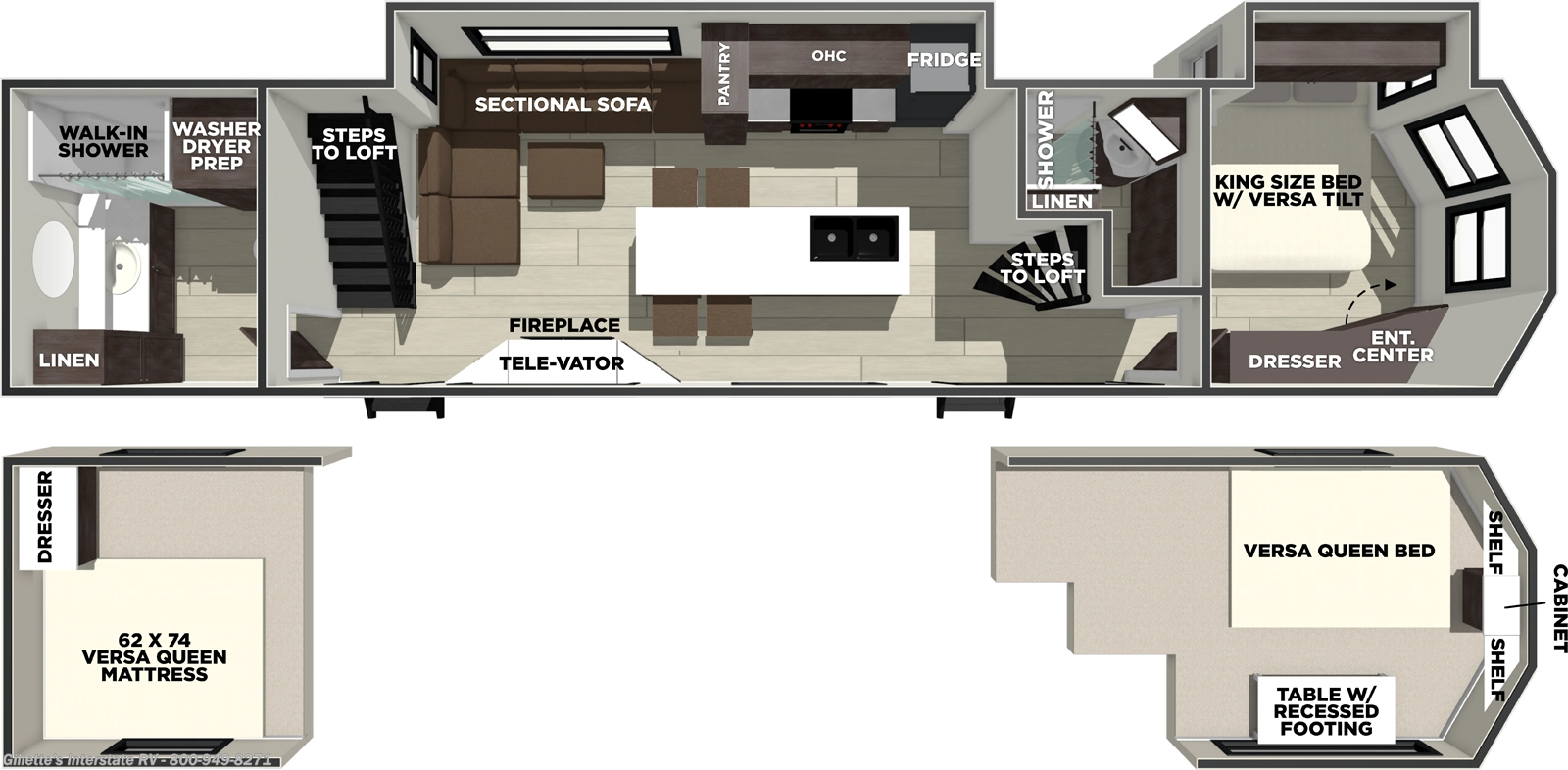 New 2026 Forest River Salem Villa 42ZEN available in Haslett, Michigan
