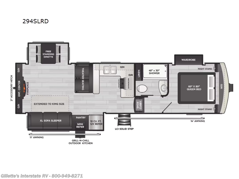 2026 Arcadia Super Lite 294SLRD by Keystone from Gillette's Interstate RV in Haslett, Michigan