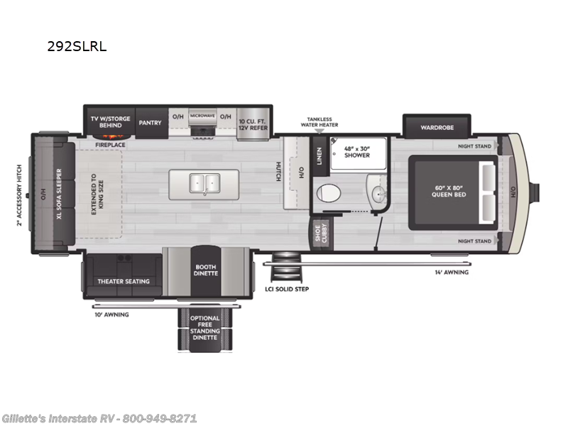 2026 Arcadia Super Lite 292SLRL by Keystone from Gillette's Interstate RV in Haslett, Michigan