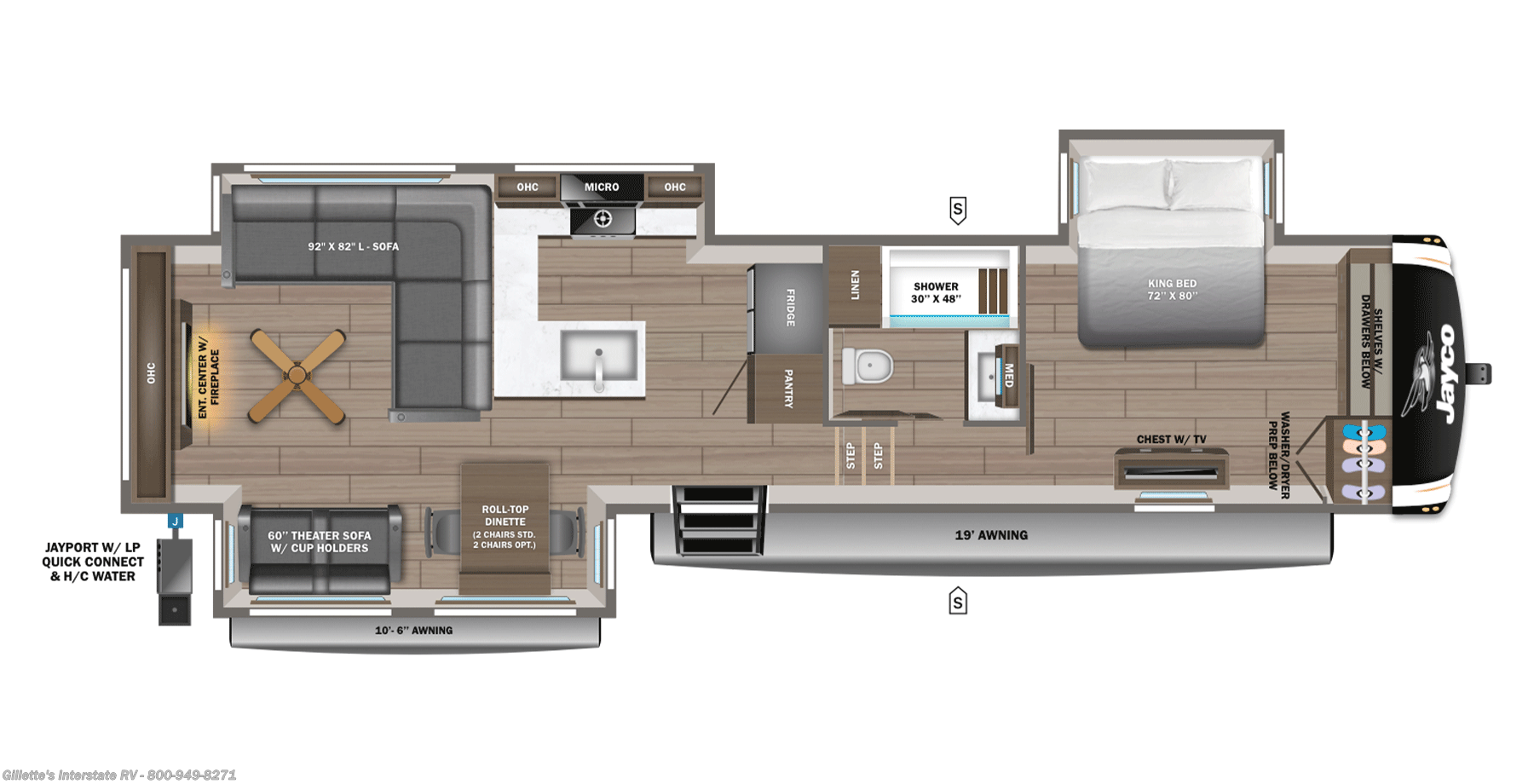 2026 Eagle 335LSTS by Jayco from Gillette's Interstate RV in Haslett, Michigan