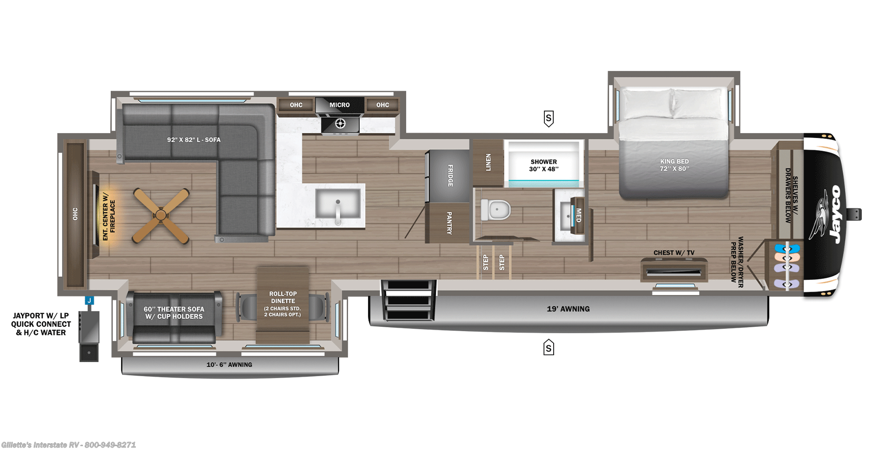 New 2026 Jayco Eagle 335LSTS available in Haslett, Michigan