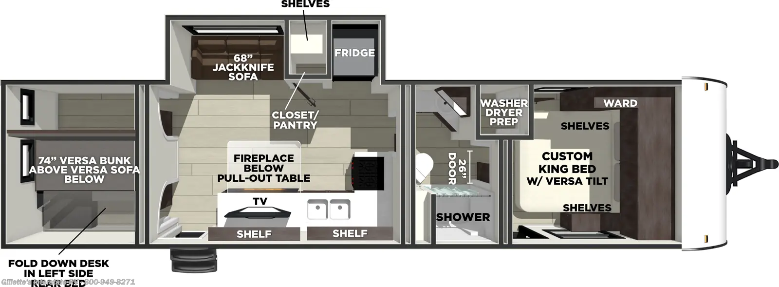 2026 Forest River Salem 300ICE - New Travel Trailer For Sale by Gillette's Interstate RV in Haslett, Michigan