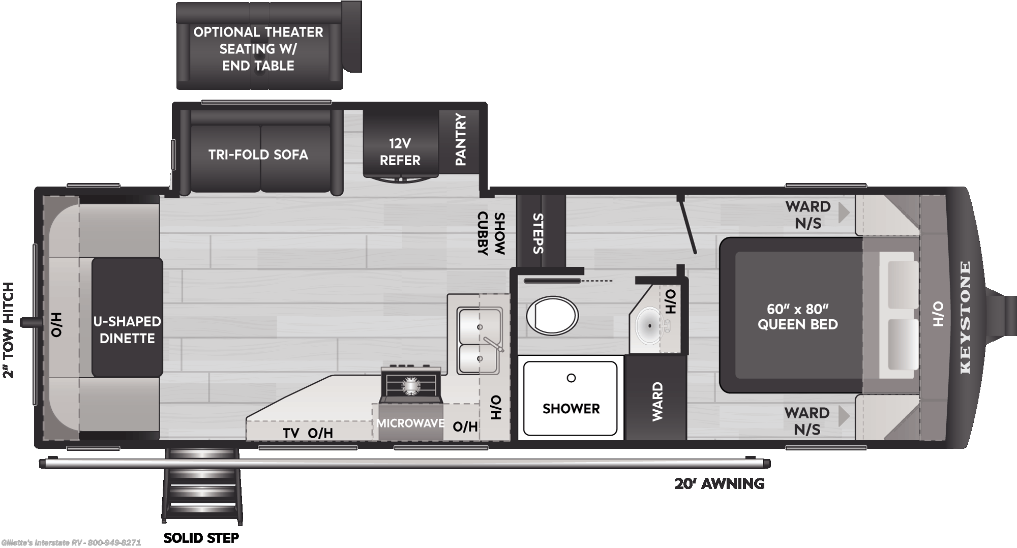 2026 Keystone Arcadia Select 25SRD - New Fifth Wheel For Sale by Gillette's Interstate RV in Haslett, Michigan