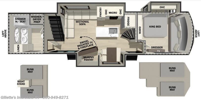 2026 Forest River Cedar Creek Cottage 40CBK - New Destination Trailer For Sale by Gillette's Interstate RV in Haslett, Michigan