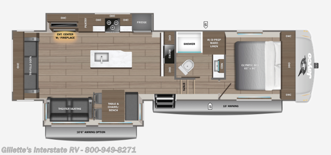 2027 Jayco Eagle 29RLC - New Fifth Wheel For Sale by Gillette's Interstate RV in Haslett, Michigan