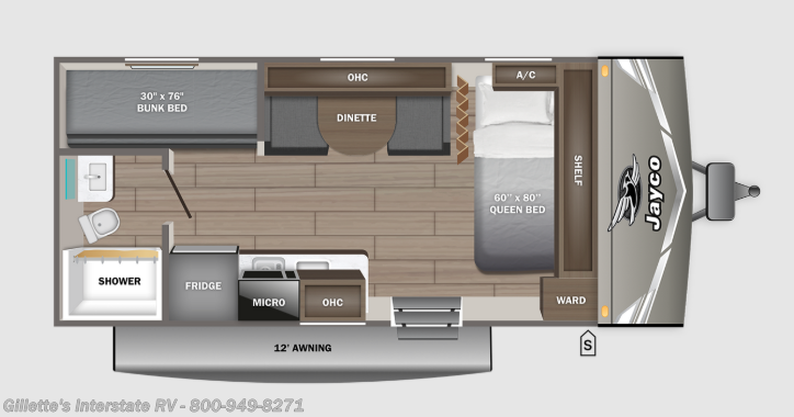 2027 Jayco Jay Flight 175BH - New Travel Trailer For Sale by Gillette's Interstate RV in Haslett, Michigan