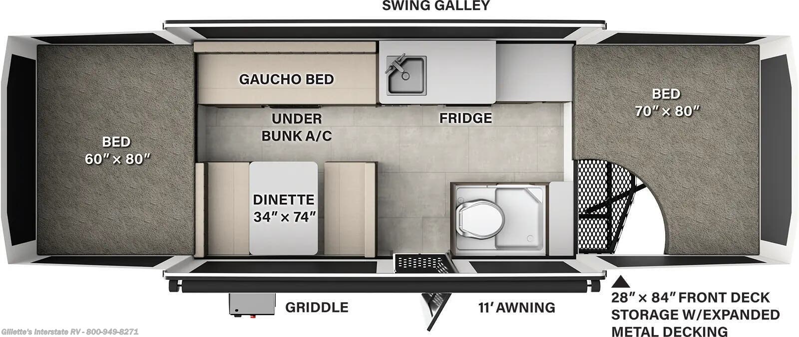 2026 Forest River Flagstaff MAC 227MT - New Popup For Sale by Gillette's Interstate RV in Haslett, Michigan