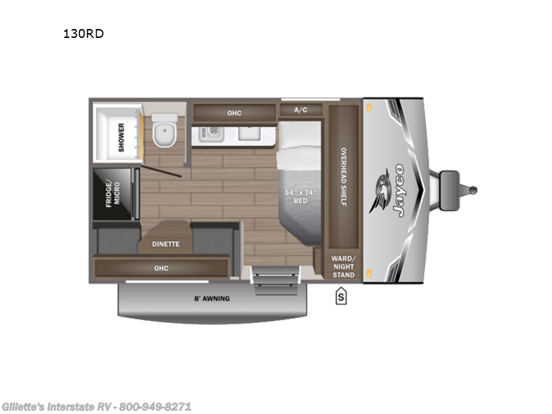 2026 Jay Flight SLX 130RD by Jayco from Gillette's Interstate RV in Haslett, Michigan
