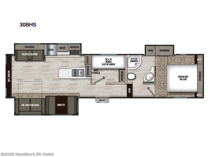 2023 Coachmen Chaparral Lite 30BHS - New Fifth Wheel For Sale by Hamilton's RV Outlet in Saginaw, Michigan features Slideout