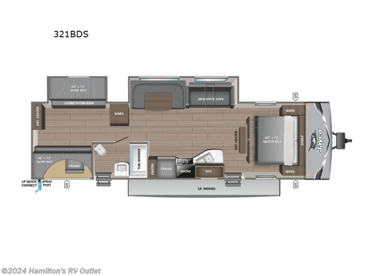 New 2025 Jayco Jay Flight SLX 321BDS available in Saginaw, Michigan