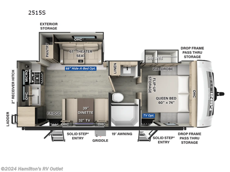 New 2025 Forest River Rockwood Mini Lite 2515S available in Saginaw, Michigan