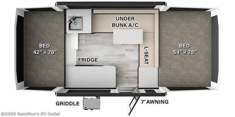 2026 Forest River Rockwood Freedom 1640FT - New Popup For Sale by Hamilton's RV Outlet in Saginaw, Michigan