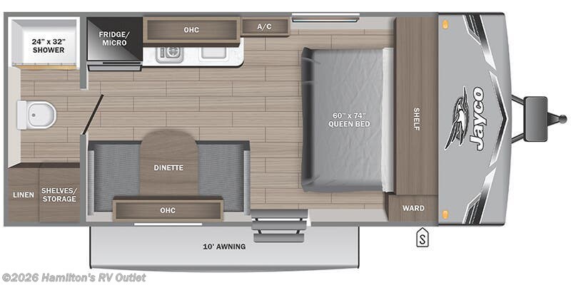 2026 Jayco Jay Flight SLX 170FQW Sport Edition - New Travel Trailer For Sale by Hamilton's RV Outlet in Saginaw, Michigan