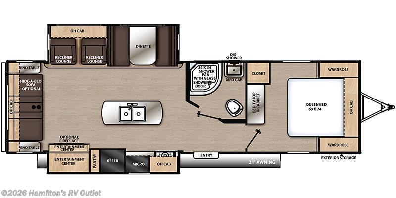 2019 Coachmen Catalina Legacy Edition 293RLDS - Used Travel Trailer For Sale by Hamilton's RV Outlet in Saginaw, Michigan