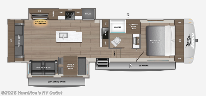 2027 Jayco Eagle 29RLC - New Fifth Wheel For Sale by Hamilton's RV Outlet in Saginaw, Michigan
