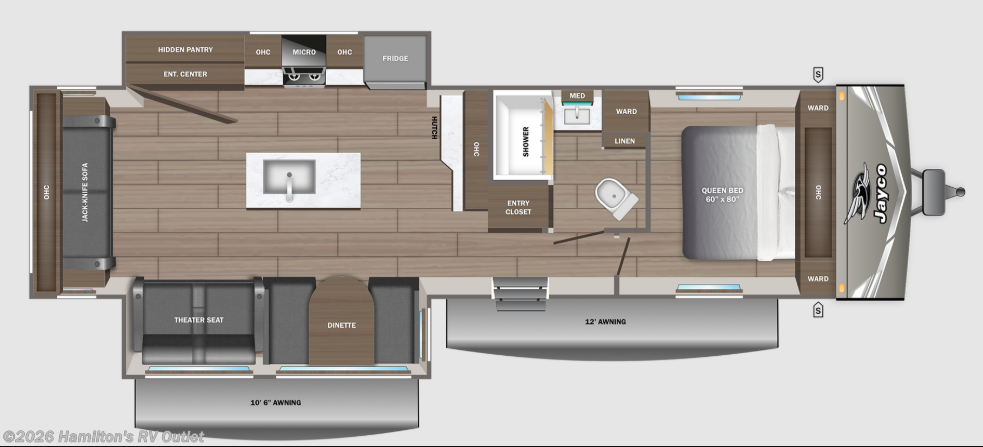 2027 Jayco Jay Flight 290RLS - New Travel Trailer For Sale by Hamilton's RV Outlet in Saginaw, Michigan
