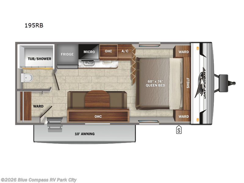 2022 Jayco Jay Flight SLX Western Edition Flight 195rb Slx - Used Fifth Wheel For Sale by Blue Compass RV Park City in Park City, Kansas