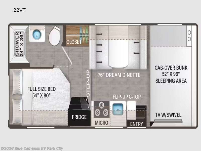 2025 Thor Motor Coach Geneva 22VT - New Class C For Sale by Blue Compass RV Park City in Park City, Kansas