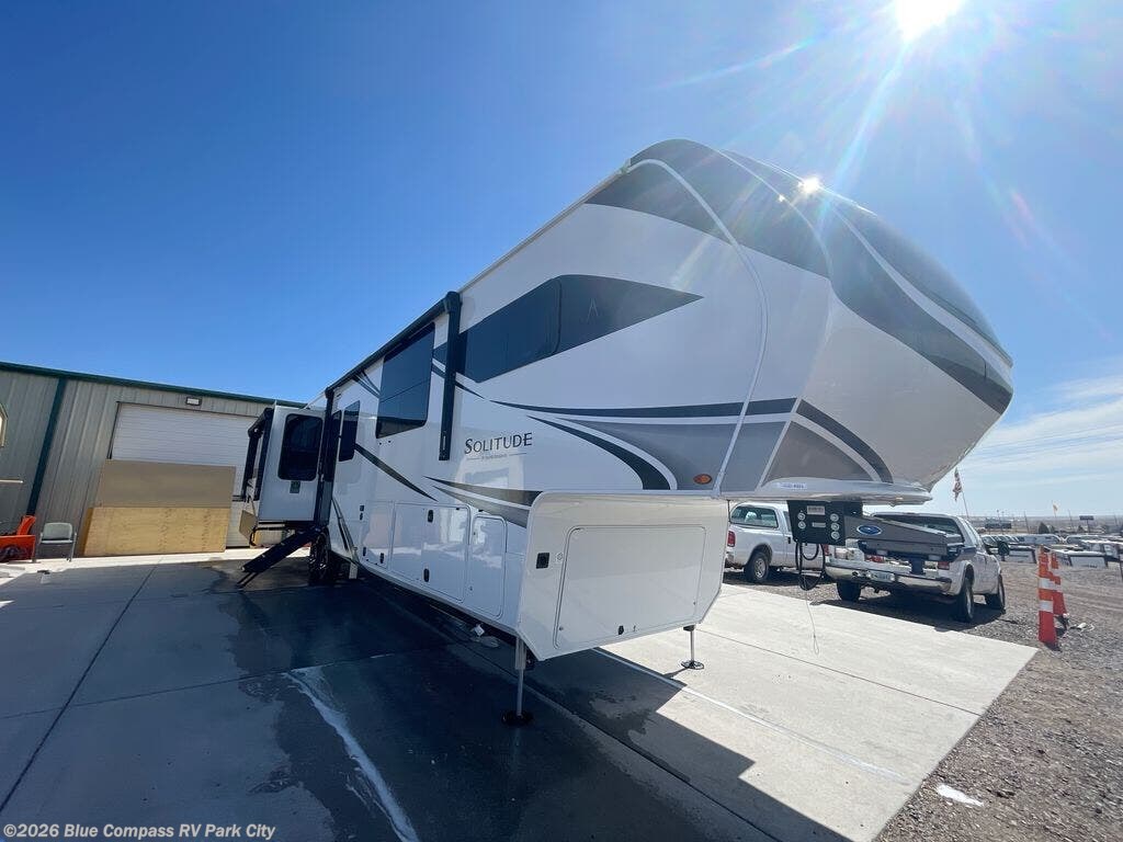 2025 Grand Design Solitude 388MBS - New Fifth Wheel For Sale by Blue Compass RV Park City in Park City, Kansas features Slideout