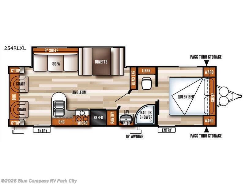 2018 Forest River Salem Cruise Lite 254RLXL - Used Travel Trailer For Sale by Blue Compass RV Park City in Park City, Kansas features Slideout
