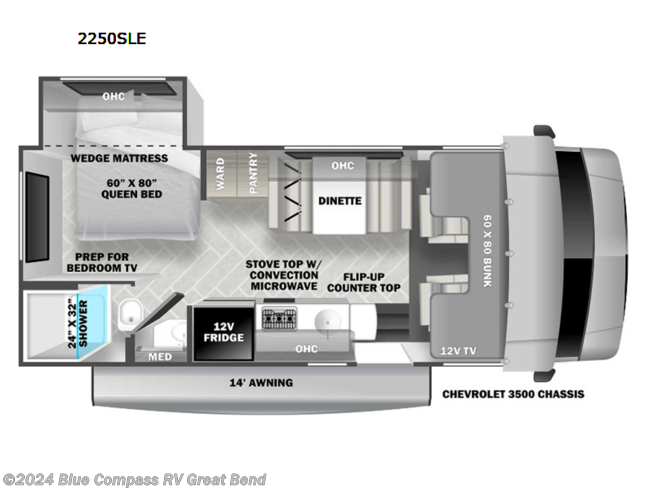 2024 Forest River Sunseeker LE 2250SLE Chevy #M85339 - For Sale in ...