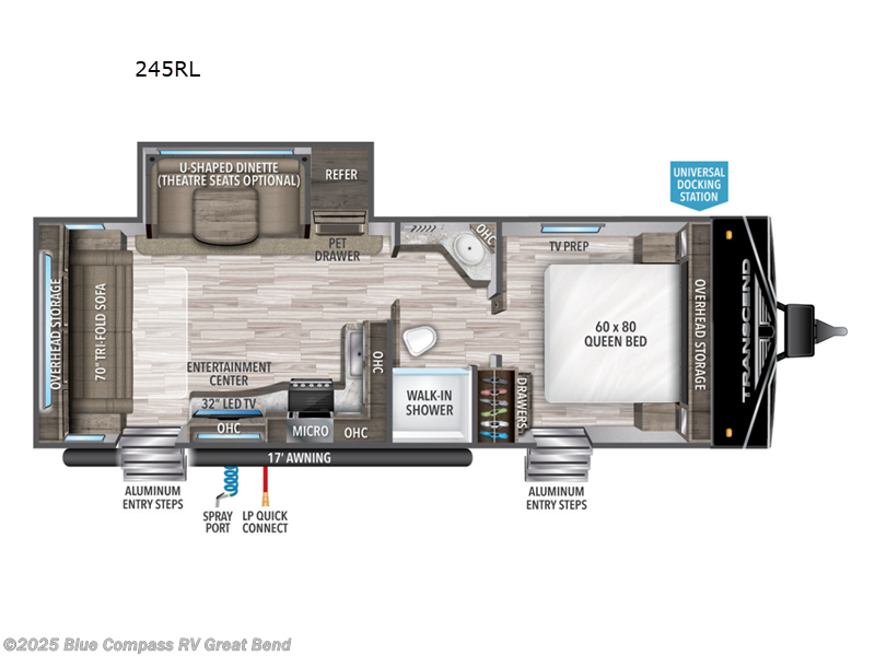 2024 Grand Design Transcend Xplor 245RL RV for Sale in Great Bend, KS