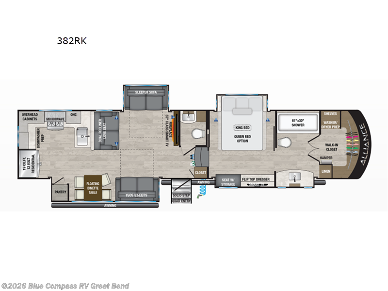 2025 Alliance RV Paradigm 382RK RV for Sale in Great Bend, KS 67530