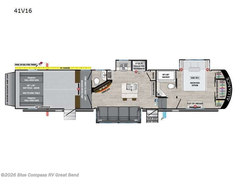 2024 Alliance RV Valor 41V16 RV for Sale in Great Bend, KS 67530