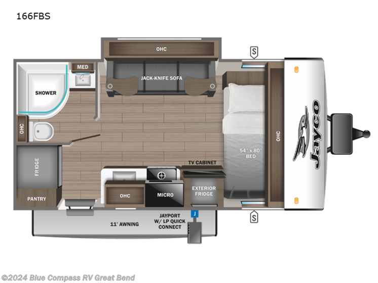 Used 2025 Jayco Jay Feather Micro 166FBS available in Great Bend, Kansas