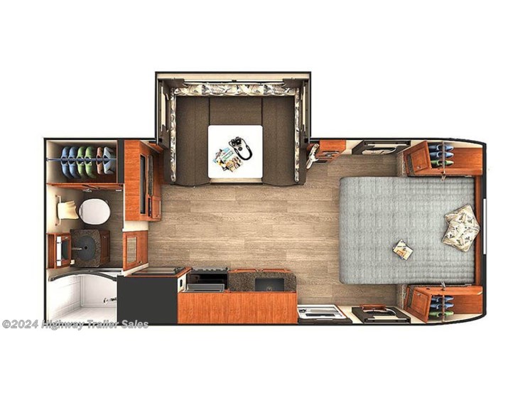 Floorplan of 2022 Lance TT 1985