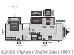 2026 Keystone Cougar Western 25FKWE - New Travel Trailer For Sale by Highway Trailer Sales in Salem, Oregon features Furnace, Front Fiberglass Cap w/Window, Fantastic Fan, Converter, Power Awning