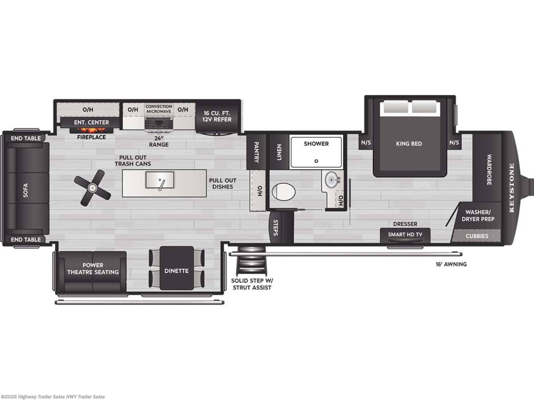 2026 Keystone Montana High Country 290RL - New Fifth Wheel For Sale by Highway Trailer Sales in Salem, Oregon features Recliner(s), Stove Cover, Roof Vents, Hydraulic Jack, Upgraded Insulation Package